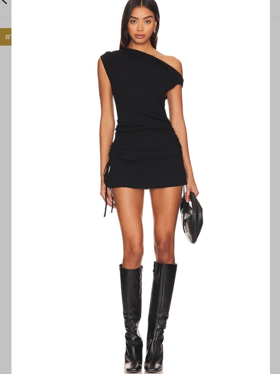 Lioness Dresses & Skirts - Lioness One-Shoulder Mini Dress in Black